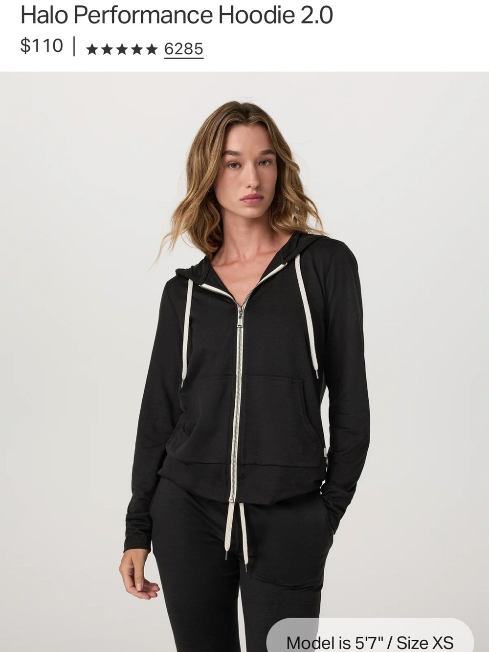 Halo Performance Hoodie - Black